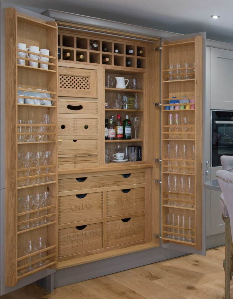Past Projects: Solid Oak Pantry